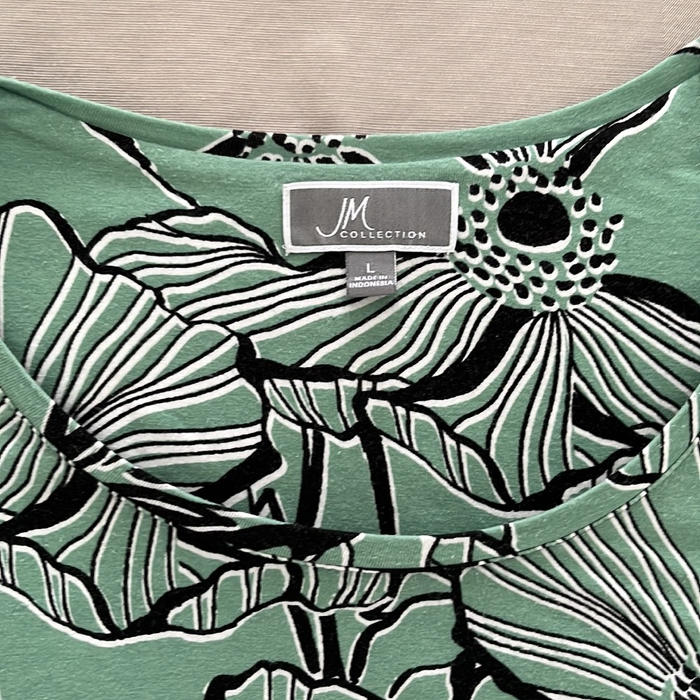 JM Collection printed top - Picture 2 of 4